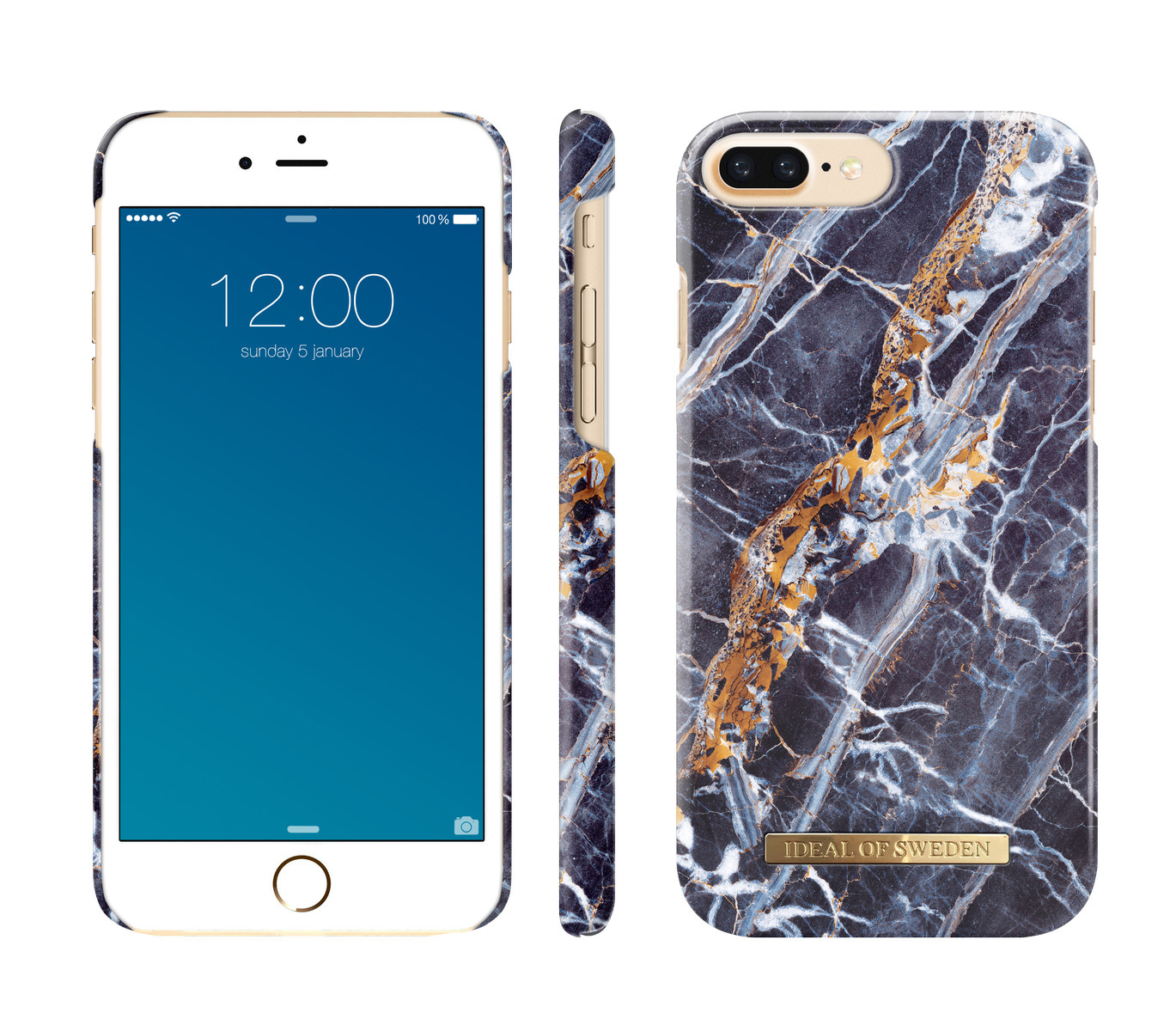 Plus 8 Backcover, iPhone 6 ,iPhone OF IDEAL 7 Fashion, Plus, Apple, Blue iPhone SWEDEN Plus, Marble
