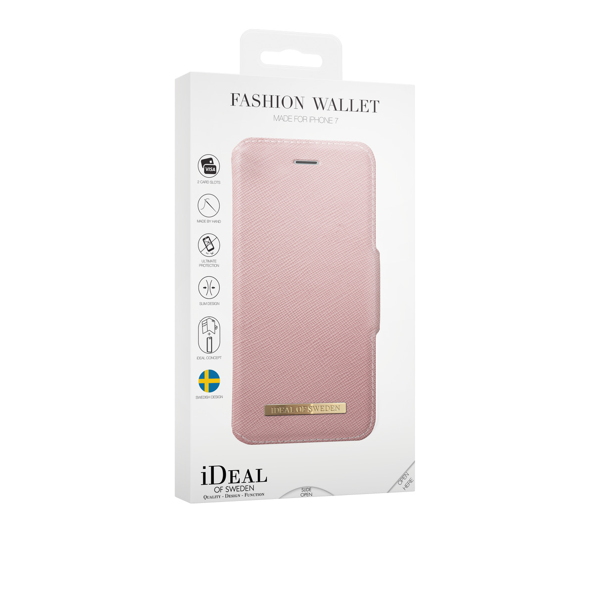 IDEAL OF SWEDEN Fashion, Bookcover, Apple, iPhone 6, iPhone 7, iPhone 8, Rosa
