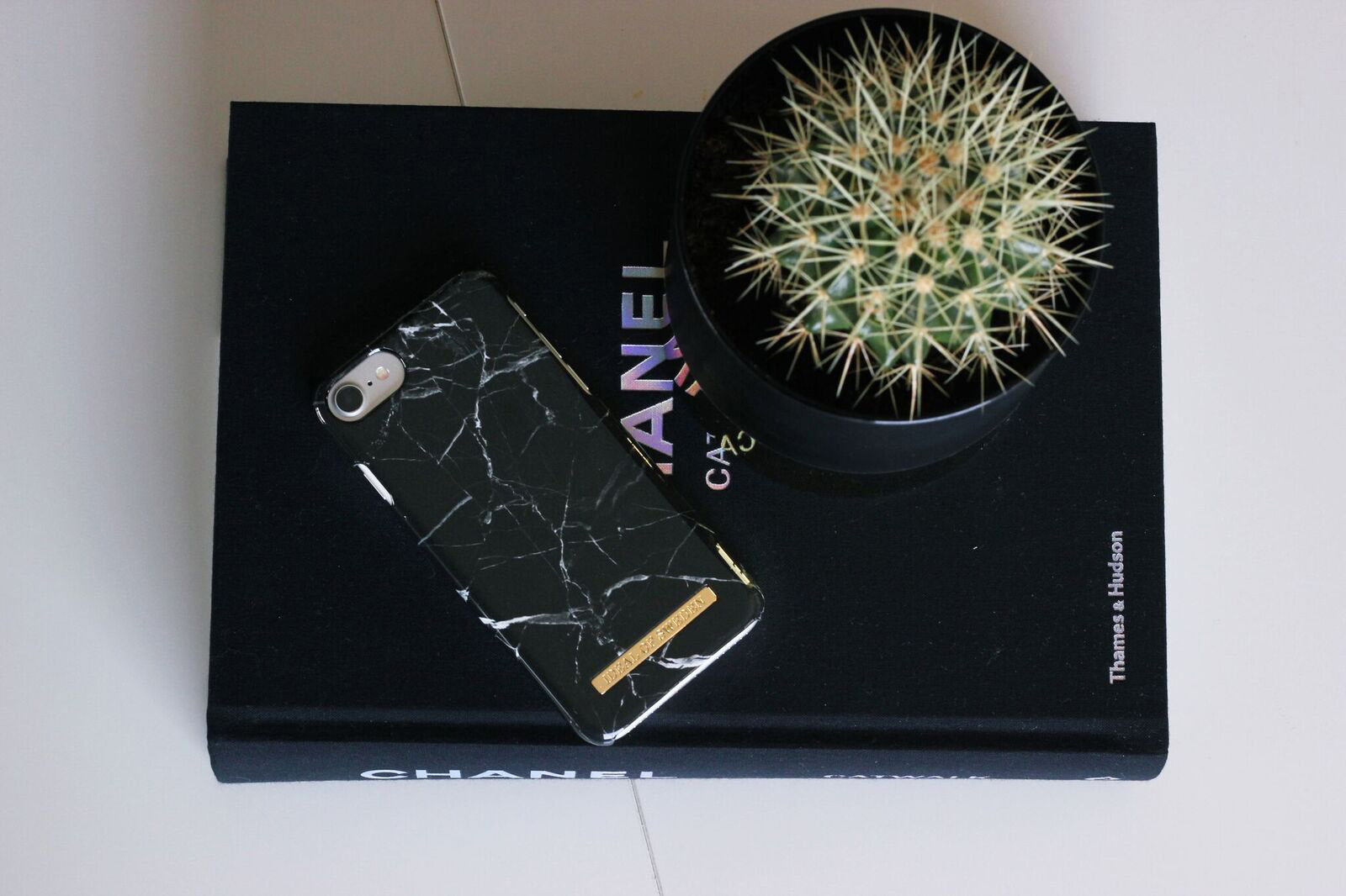 IDEAL OF SWEDEN Fashion, Backcover, Apple, iPhone 6, iPhone 7, iPhone 8, Black Marble