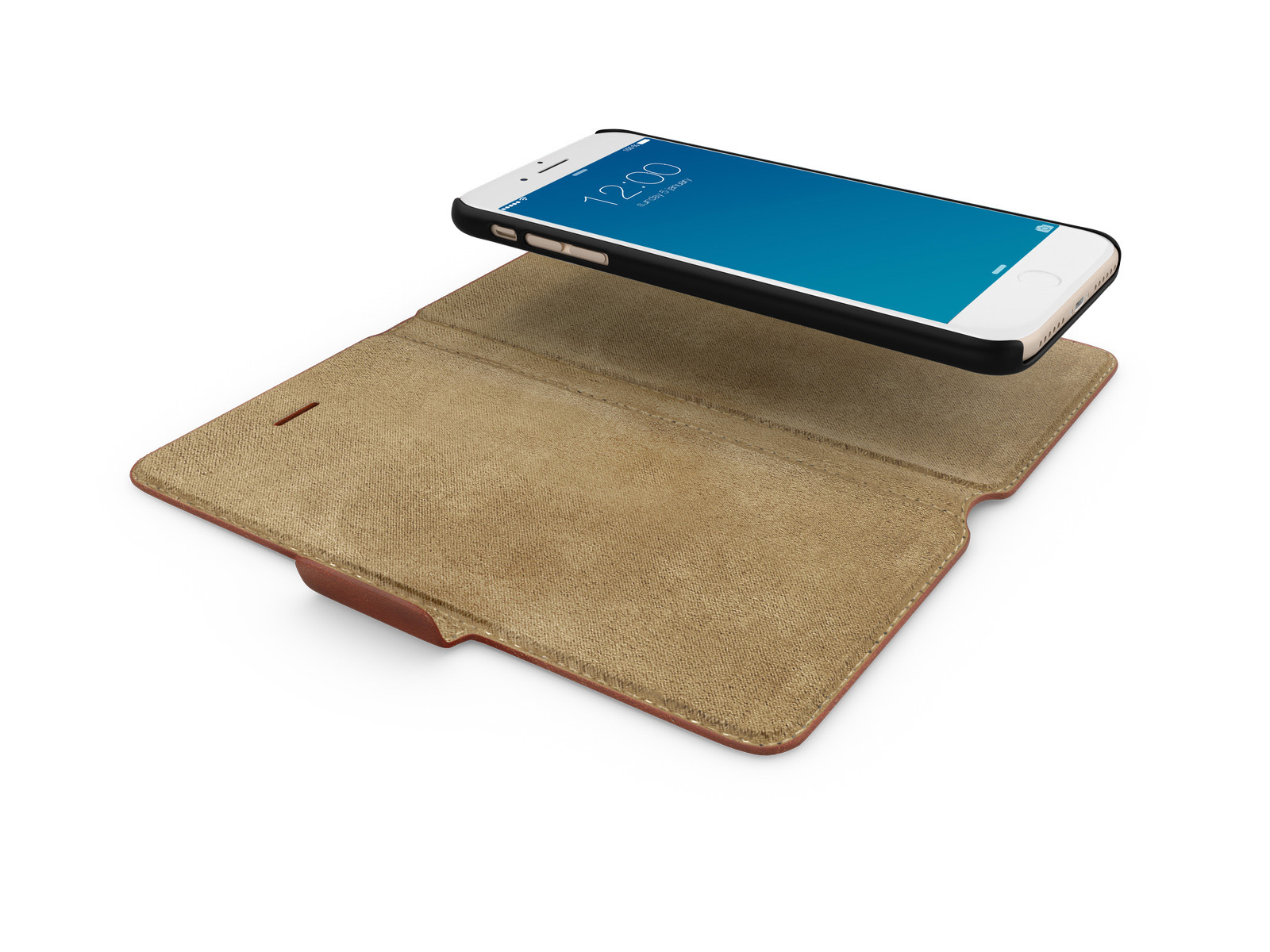 IDEAL OF SWEDEN Fashion, Bookcover, Apple, iPhone 6 Plus, iPhone 7 Plus ,iPhone 8 Plus, Braun