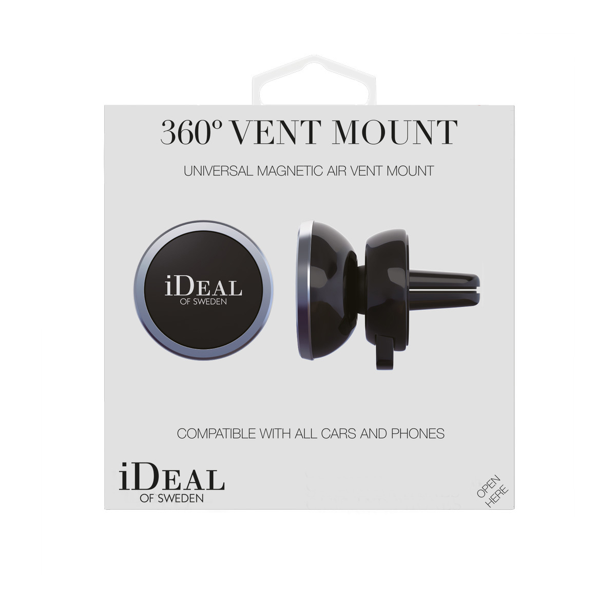 IDEAL OF SWEDEN 360 VENT Kfz-Handyhalterung, Grau