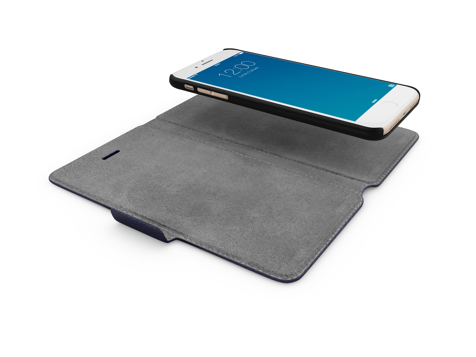 IDEAL OF SWEDEN Fashion, Bookcover, Apple, iPhone 6 Plus, iPhone 7 Plus ,iPhone 8 Plus, Marine