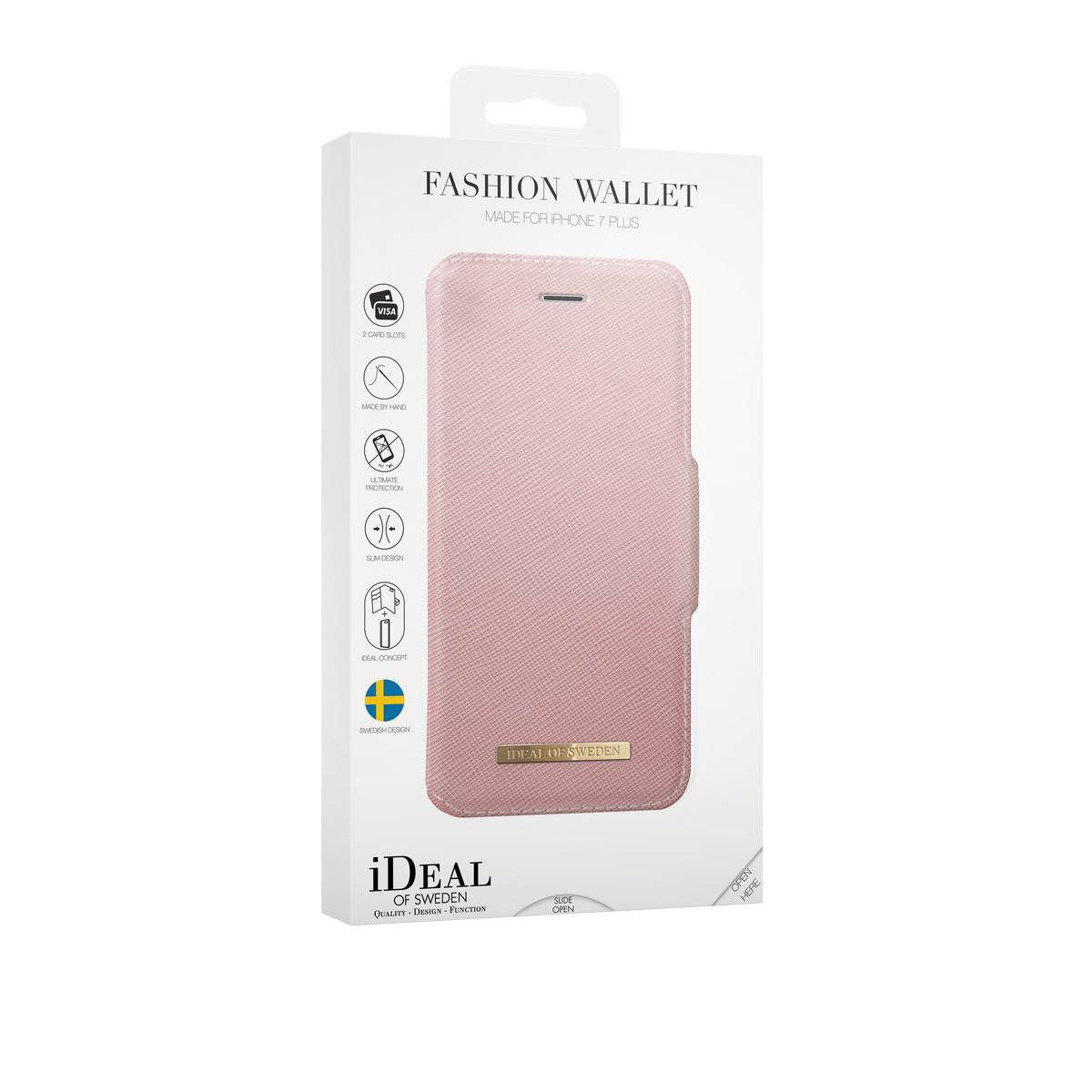 IDEAL OF Bookcover, 6, iPhone Apple, 8, iPhone Rosa SWEDEN 7, Fashion, iPhone