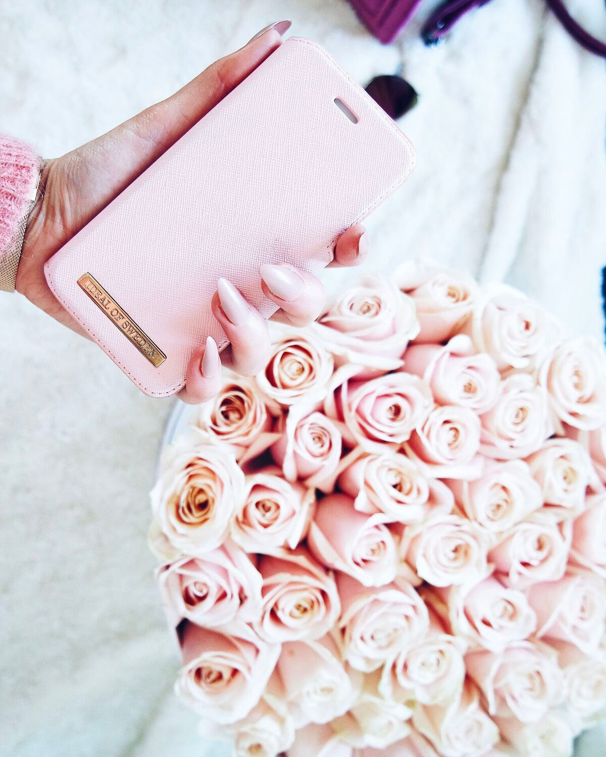 IDEAL OF SWEDEN Fashion, Bookcover, Apple, iPhone 6, iPhone 7, iPhone 8, Rosa