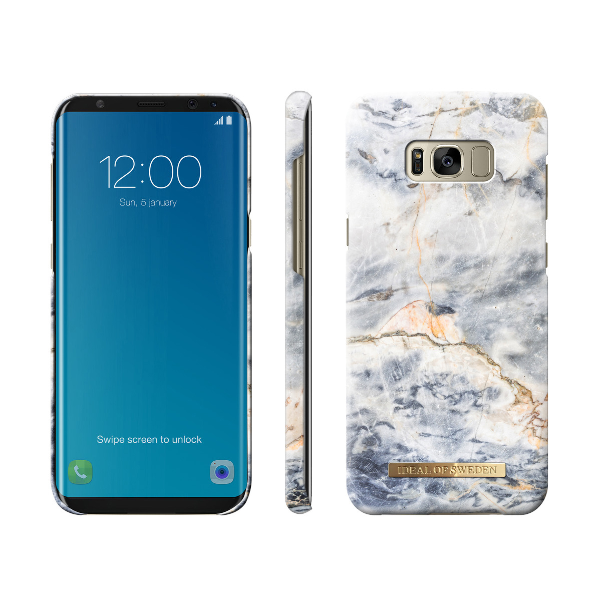 IDEAL OF SWEDEN Fashion, Backcover, Samsung, Galaxy S8+, Ocean Marble