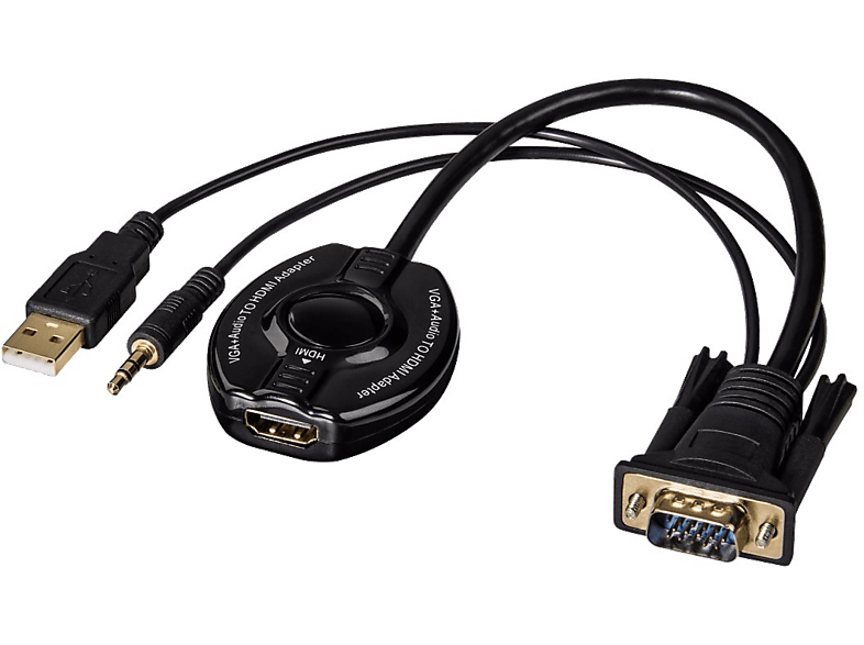 HAMA VGA + audio / HDMI-converter (83216)