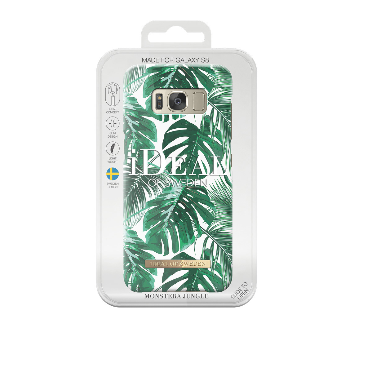 IDEAL OF SWEDEN Fashion, Backcover, Samsung, Galaxy S8, Monstera Jungle
