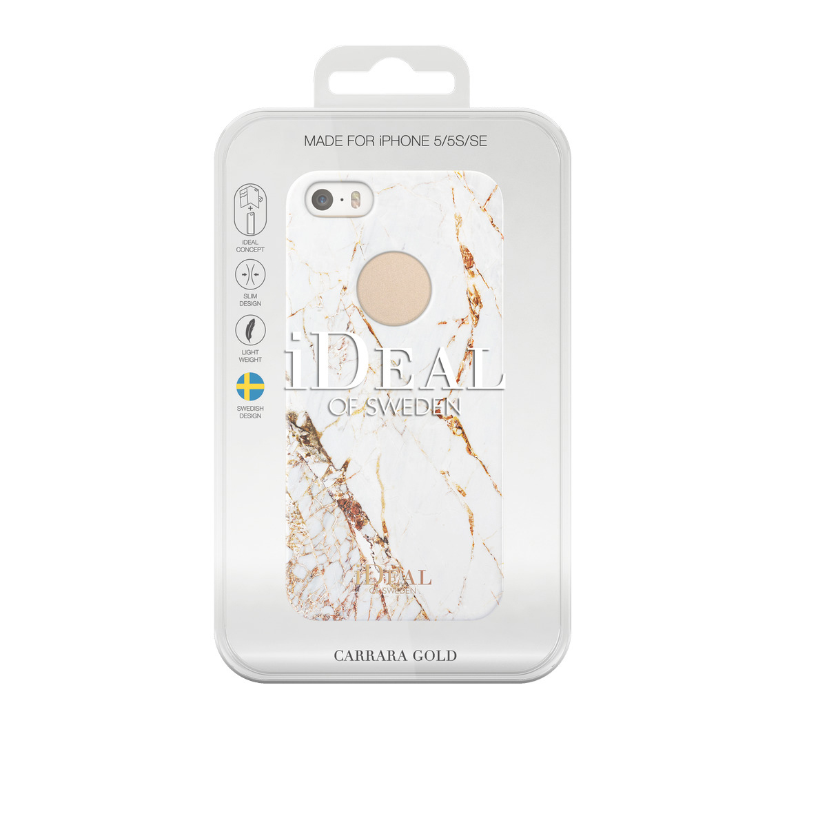 IDEAL OF SWEDEN Fashion, Backcover, Apple, iPhone SE (2016), Carrara Gold