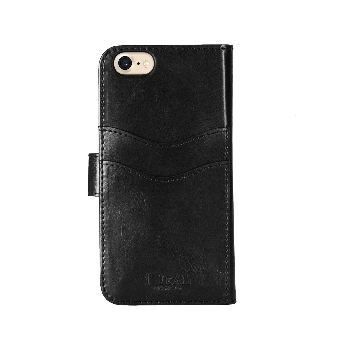 IDEAL OF SWEDEN Magnet, Bookcover, Apple, iPhone 6, iPhone 7, iPhone 8, Schwarz