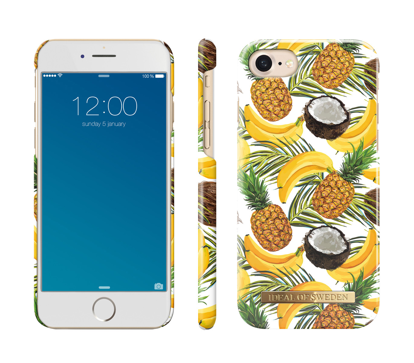 IDEAL OF SWEDEN Fashion, Backcover, Apple, iPhone 6, iPhone 7, iPhone 8, Banana Coconut