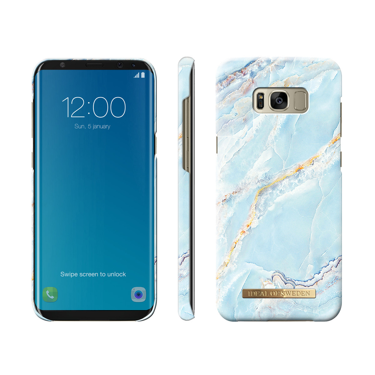 IDEAL OF SWEDEN Fashion, Backcover, Samsung, Galaxy S8+, Island Paradise Marble