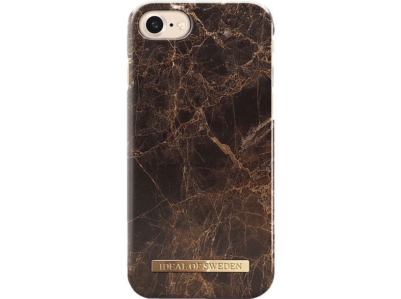 IDEAL OF SWEDEN Fashion, Backcover, Apple, iPhone 6, iPhone 7, iPhone 8, Brown Marble