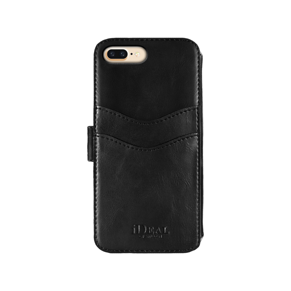 IDEAL OF SWEDEN STHLM, Bookcover, Apple, iPhone 6 Plus, iPhone 7 Plus ,iPhone 8 Plus, Schwarz