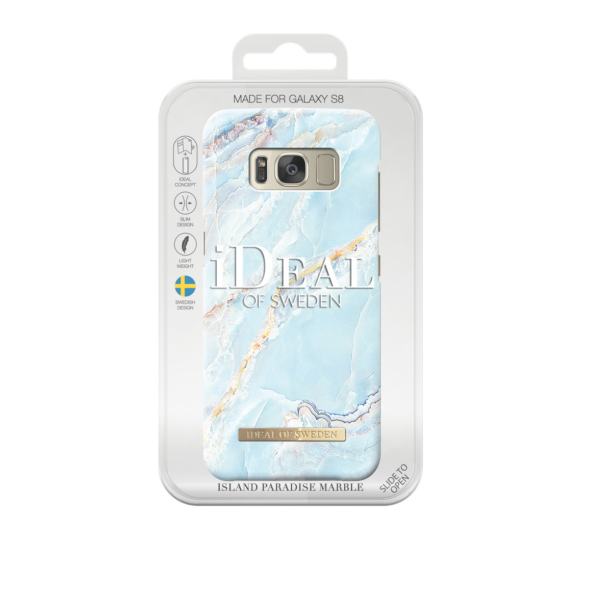 IDEAL OF SWEDEN Fashion, Backcover, Samsung, Galaxy S8, Island Paradise Marble