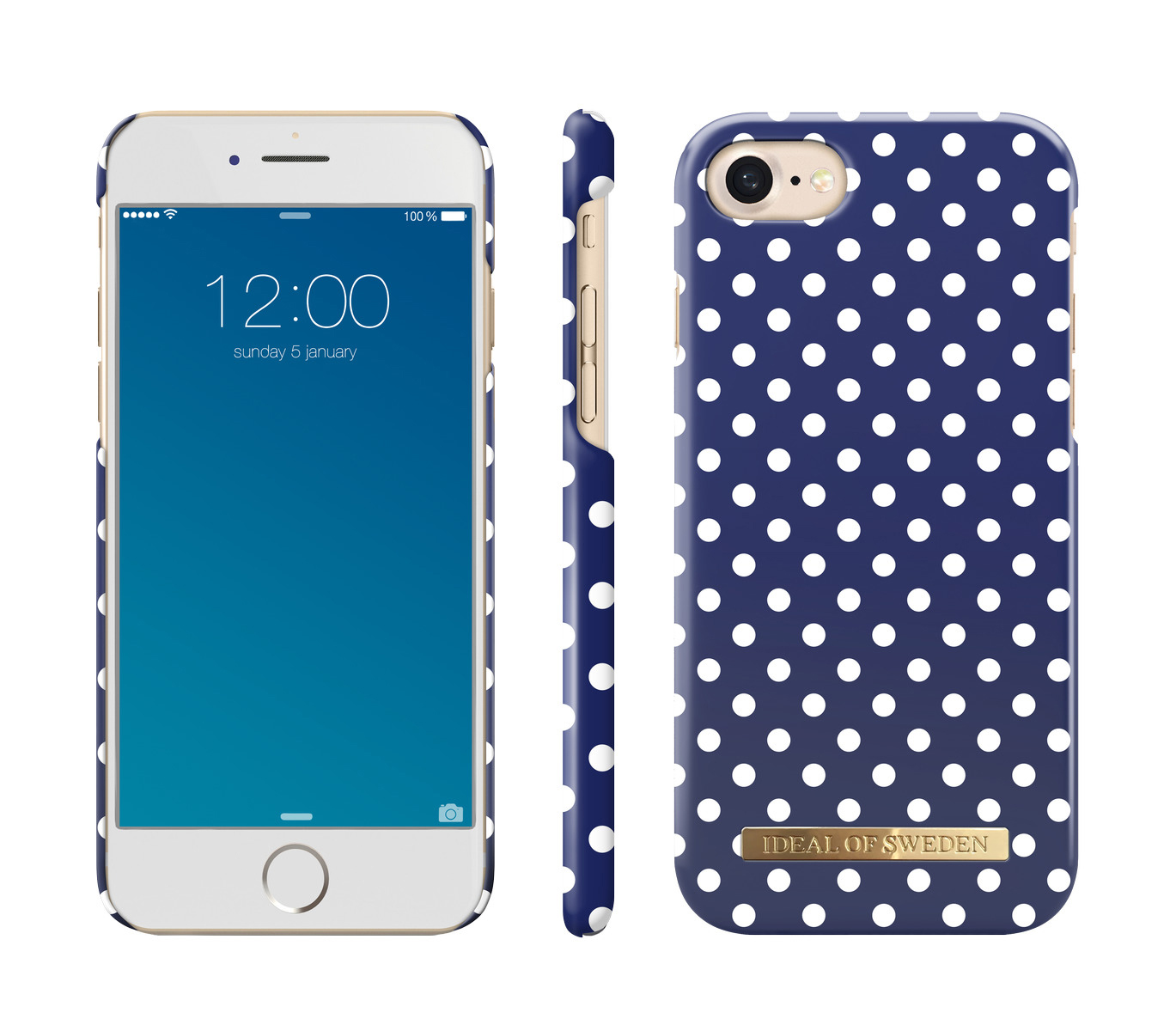 IDEAL OF SWEDEN Fashion, Backcover, Apple, iPhone 6, iPhone 7, iPhone 8, Polka Dots
