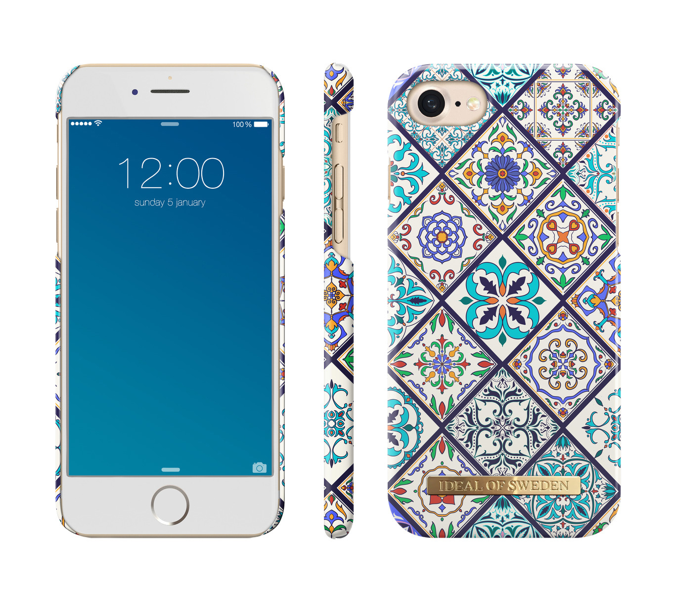 IDEAL OF SWEDEN Fashion, Backcover, Apple, iPhone 6, iPhone 7, iPhone 8, Mosaic