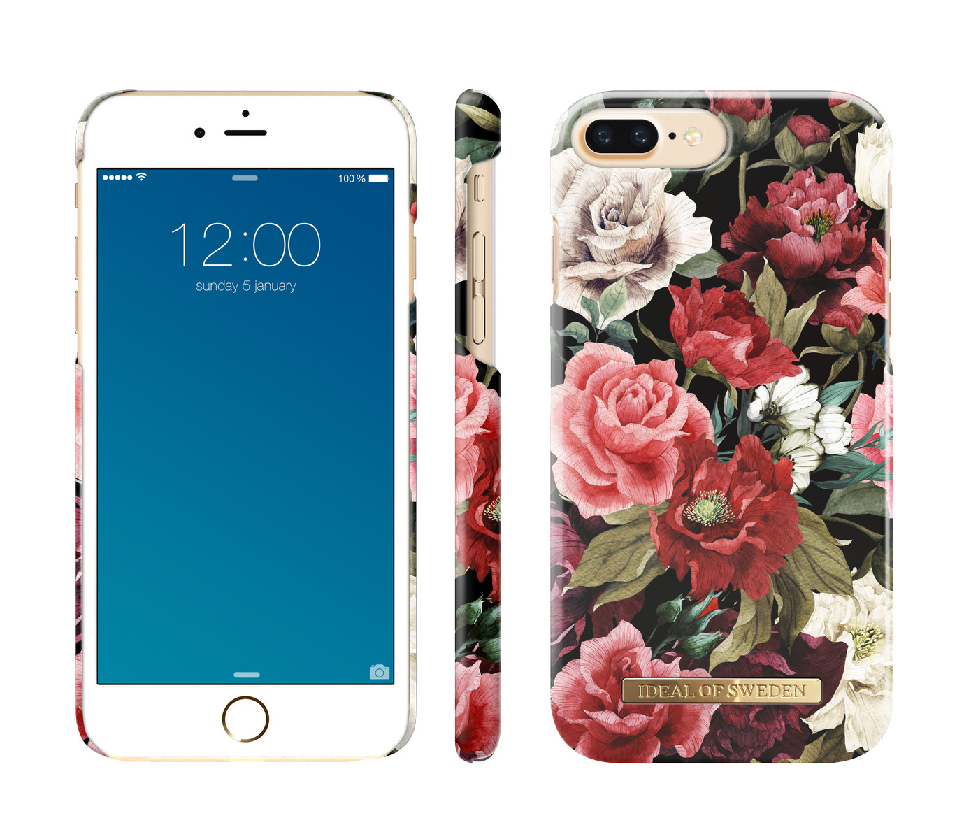 IDEAL OF SWEDEN Fashion, Backcover, Apple, iPhone SE (2016), Antique Roses