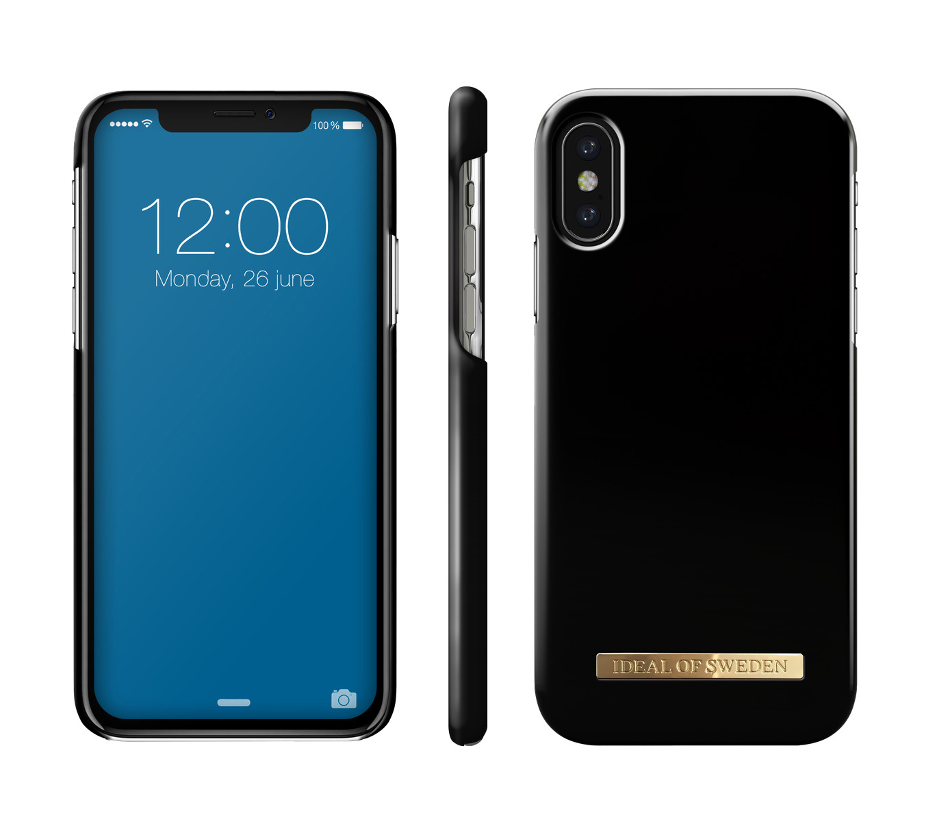 IDEAL OF SWEDEN Fashion, Backcover, Apple, iPhone X, Matte Schwarz