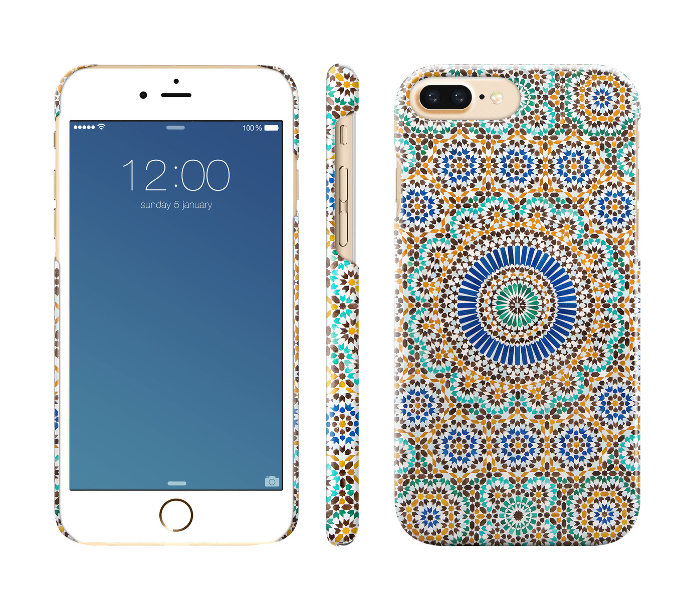 IDEAL OF SWEDEN Fashion, Backcover, Apple, iPhone 6 Plus, iPhone 7 Plus ,iPhone 8 Plus, Moroccan Zellige