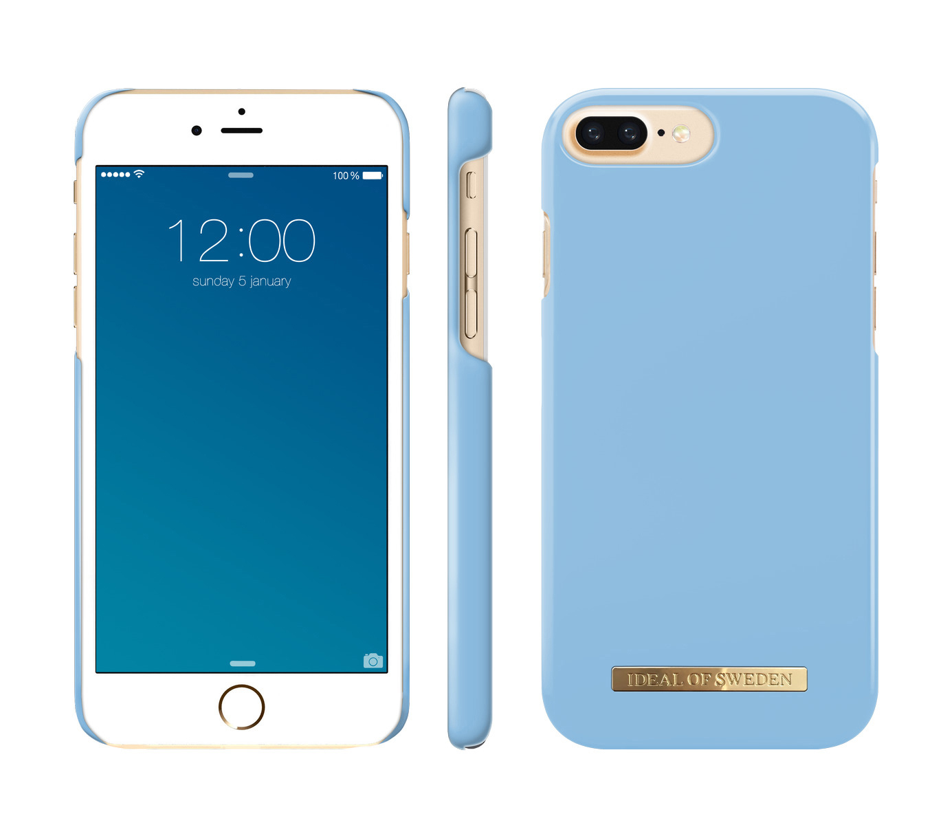 IDEAL OF SWEDEN Fashion, Backcover, Apple, iPhone 6 Plus, iPhone 7 Plus ,iPhone 8 Plus, Airy Blue