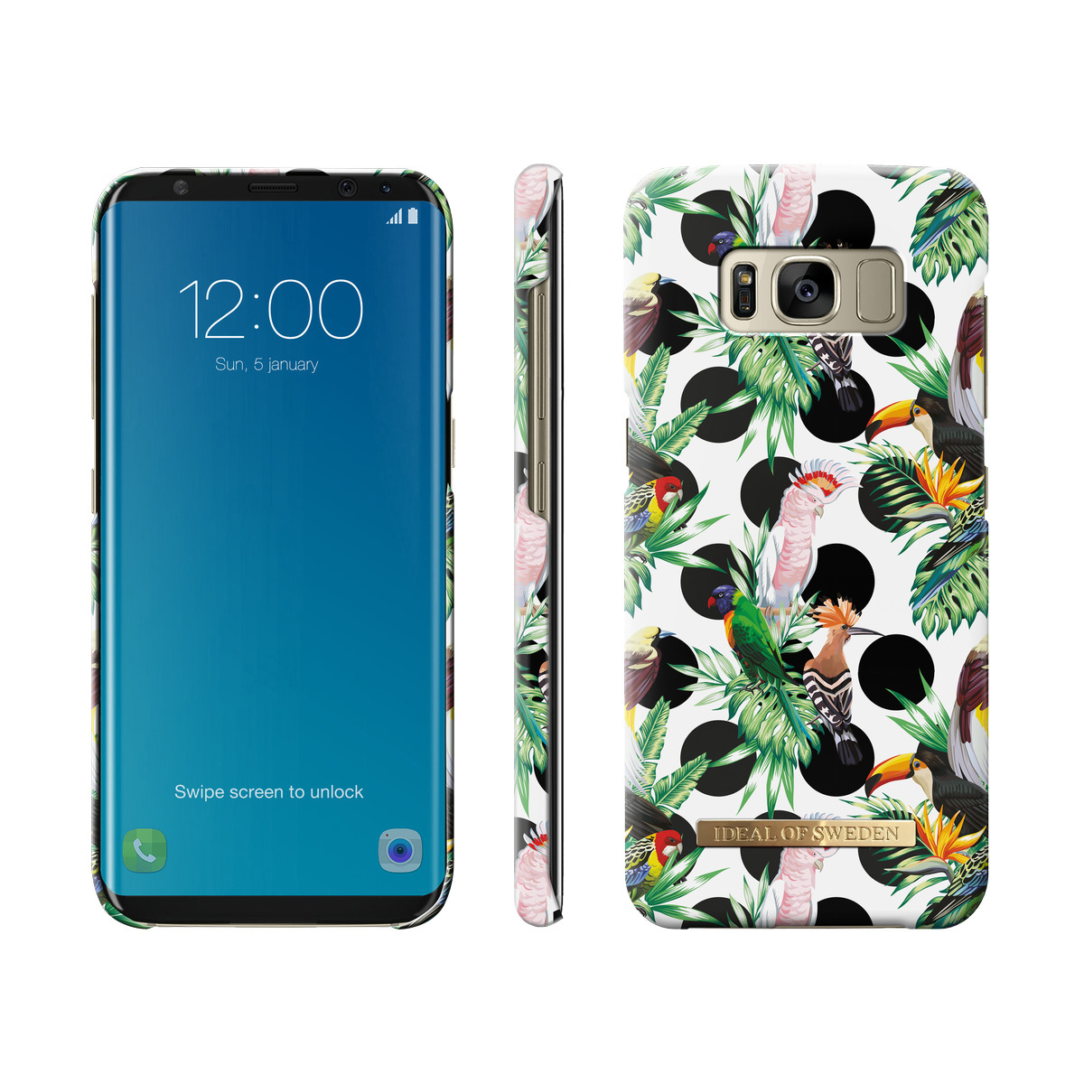 IDEAL OF SWEDEN Fashion, Backcover, Samsung, Galaxy S8, Tropical Dots