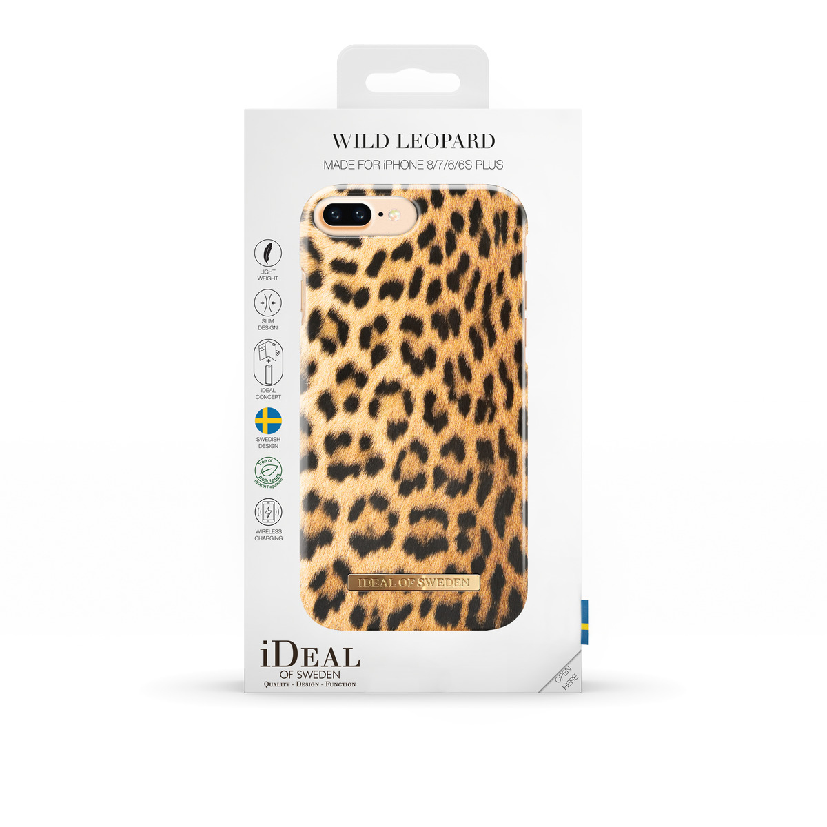 IDEAL OF SWEDEN Fashion, Backcover, Apple, iPhone 6 Plus, iPhone 7 Plus ,iPhone 8 Plus, Wild Leopard