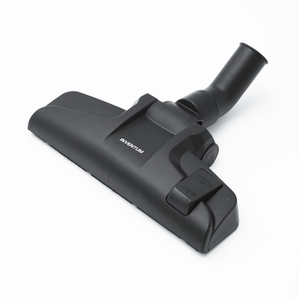A black vacuum cleaner head on a white background. The head has the brand name 'INVENTUM' on it and an angled nozzle.