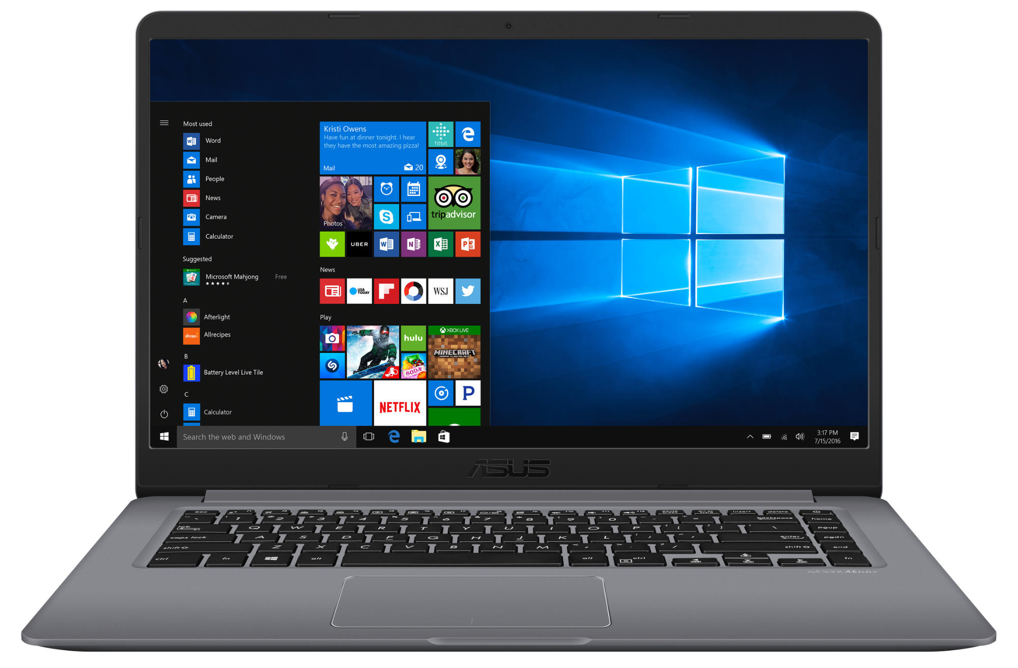 ASUS Notebook VivoBook S510UN-BQF42T (90NB0GS5-M04420) Notebook, 15,6 Zoll, Full-HD, Intel® Core™ i5-8250U Prozessor
(8M Cache, bis zu 3.4 GHz ), 8 GB, 1000 GB HDD + 256 GB SSD