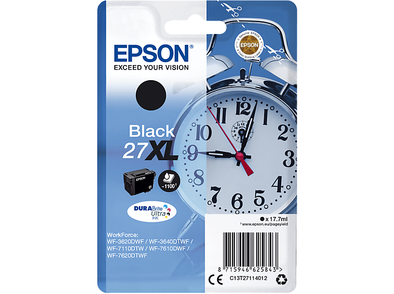 Epson 27 Xl Zwart (c13t27114022)