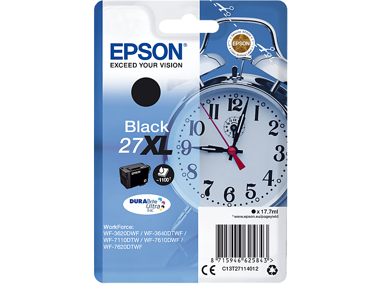 EPSON 27 XL Zwart (C13T27114022)