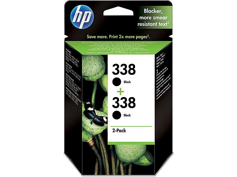 HP 338 2-pack Zwart (CB331EE)