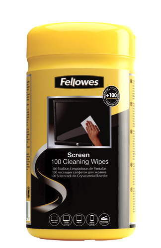 FELLOWES Lingettes de nettoyage pour écran 100 pièces (9970311)