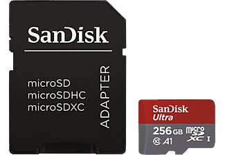 SANDISK MicroSDXC ultra 256GB Android kártya + adapter (173469)