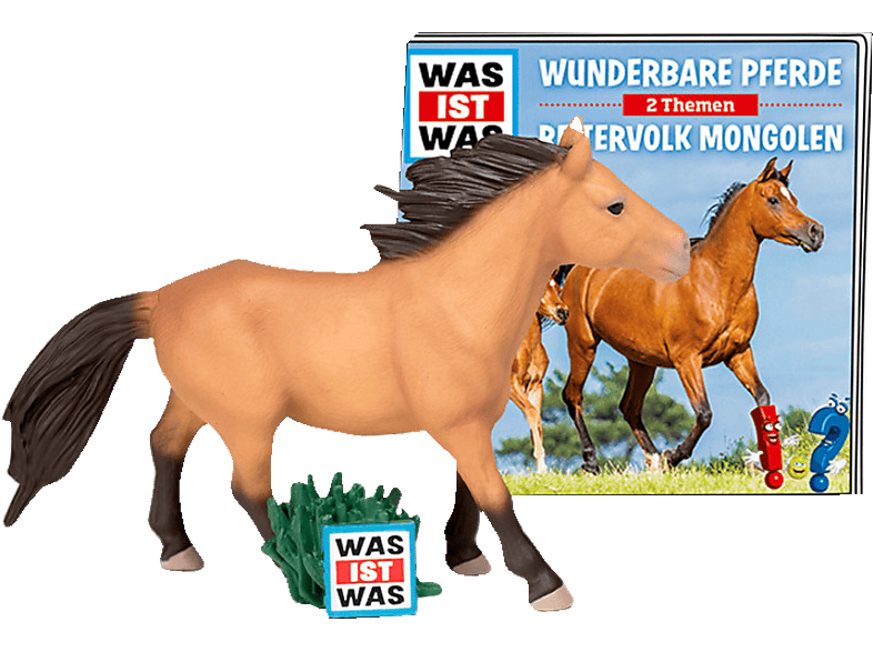 Wunderbare Hörfigur Mongol Pferde BOXINE / Reitervolk Tonie-Hörfigur: