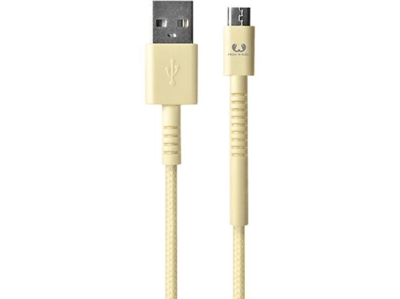 FRESH N REBEL microUSB-kabel 3 m Geel (2UCF300BC)