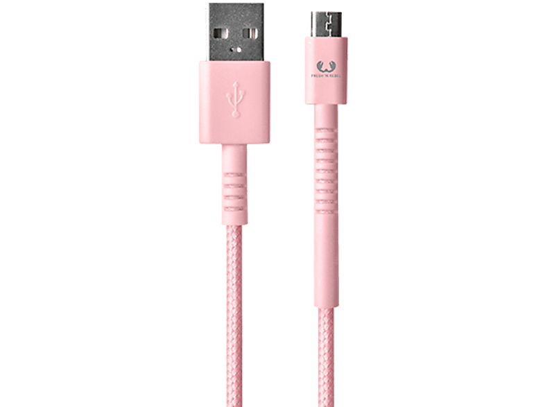 FRESH N REBEL microUSB-kabel 3 m Roze (2UCF300CU)