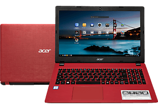 ACER Aspire 3 A315-51-33NJ piros notebook NX.GS5EU.001 (15,6"/Core i3/4GB/500GB HDD/Endless OS)