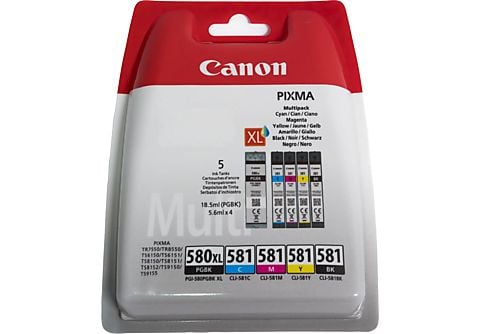 CANON PGI-580 XL Noir pigmenté + CLI-581 Noir