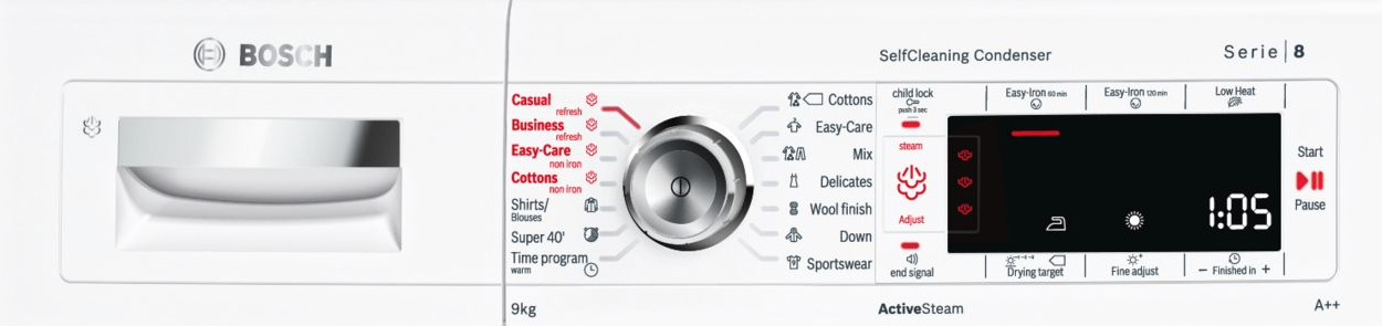 BOSCH WTW85540EU hőszivattyús szárítógép