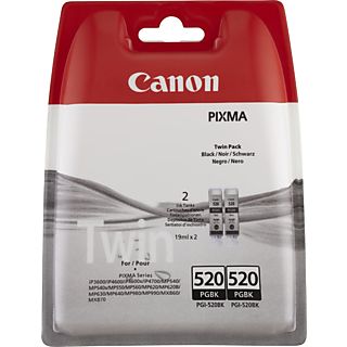 CANON PGI-520BK Zwart 2-pack (2932B012)