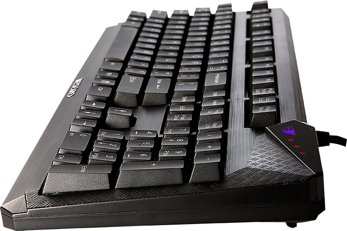 TESORO Durandal Mechanikus (Cherry MX Blue switch) gaming billentyűzet - fekete