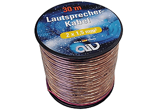 AIV 1,50 mm² - Lautsprecherkabel (Transparent)