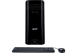 ACER Aspire ATC-780 - Desktop PC,  , 1 TB HDD + 128 GB SSD, 8 GB RAM, Schwarz
