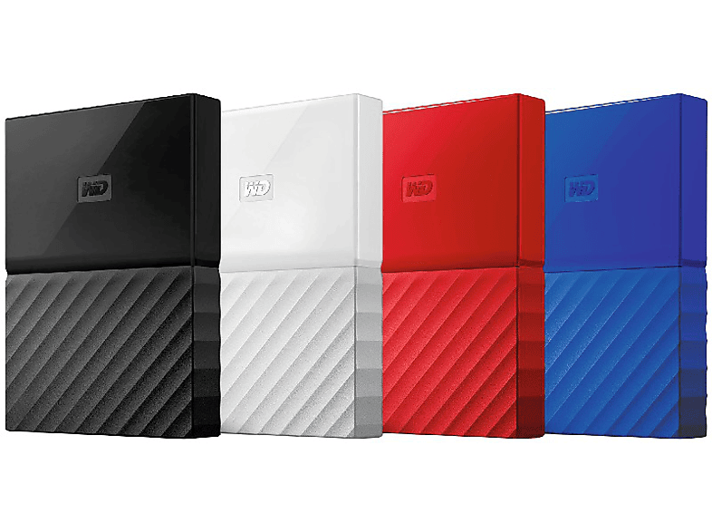 Disco duro de 3TB - Western Digital My Passport, USB 3.0, 2.5", Azul