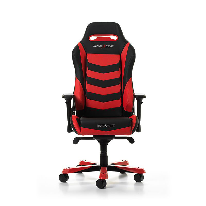 DXRACER Iron I166 Gaming Chair, Black/Red Gaming Stuhl, Schwarz/Rot