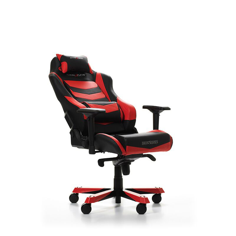 DXRACER Iron I166 Gaming Chair, Black/Red Gaming Stuhl, Schwarz/Rot