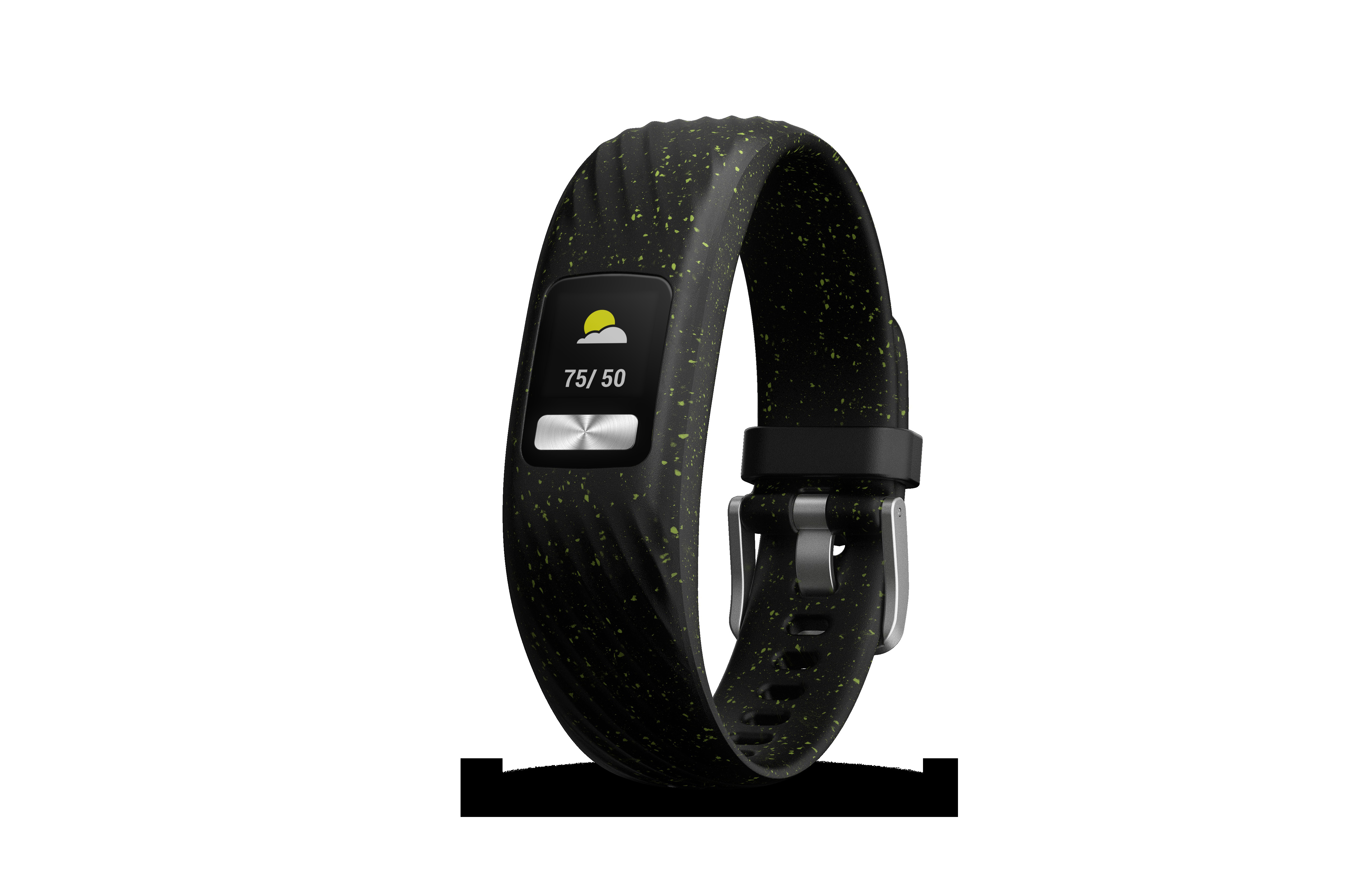 GARMIN vivofit 4, Fitness Tracker, S/M, Schwarz Gesprenkelt