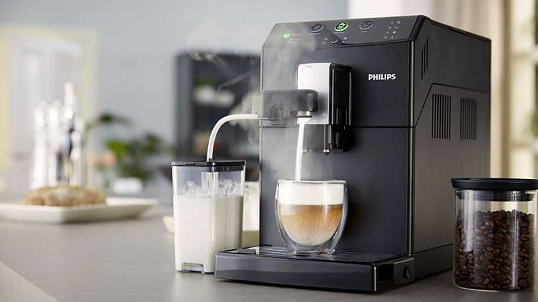 PHILIPS HD8829/09 MINUTO automata kávéfőző, tejhabosítóval