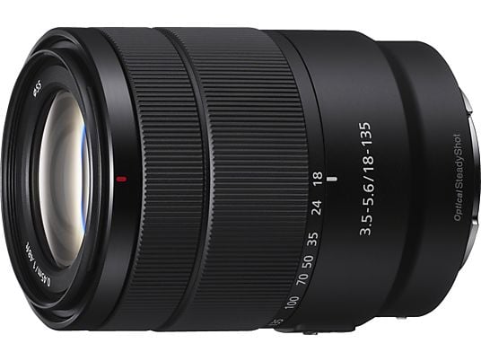 SONY E 18-135mm F3.5-5.6 OSS Objectif Noir - Objectif zoom(Sony E-Mount, APS-C)