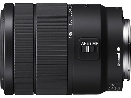 SONY E 18-135mm F3.5-5.6 OSS Objektiv Schwarz - Zoomobjektiv(Sony E-Mount, APS-C)